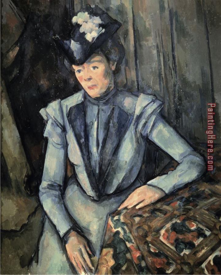 Paul Cezanne The Woman in Blue